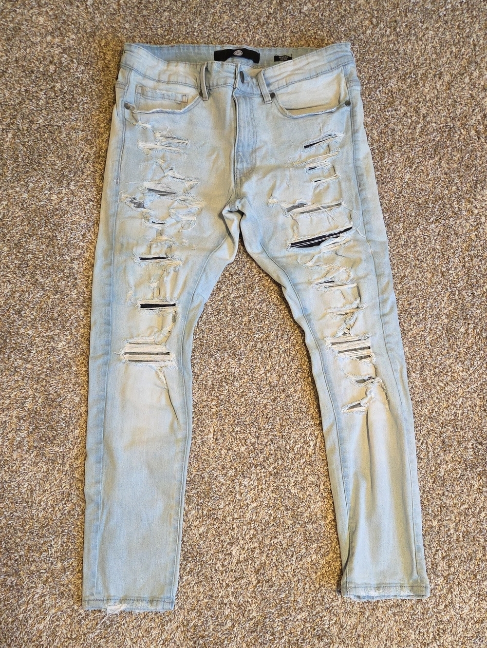 JORDAN CRAIG Sean Fit Slim Taper Jeans